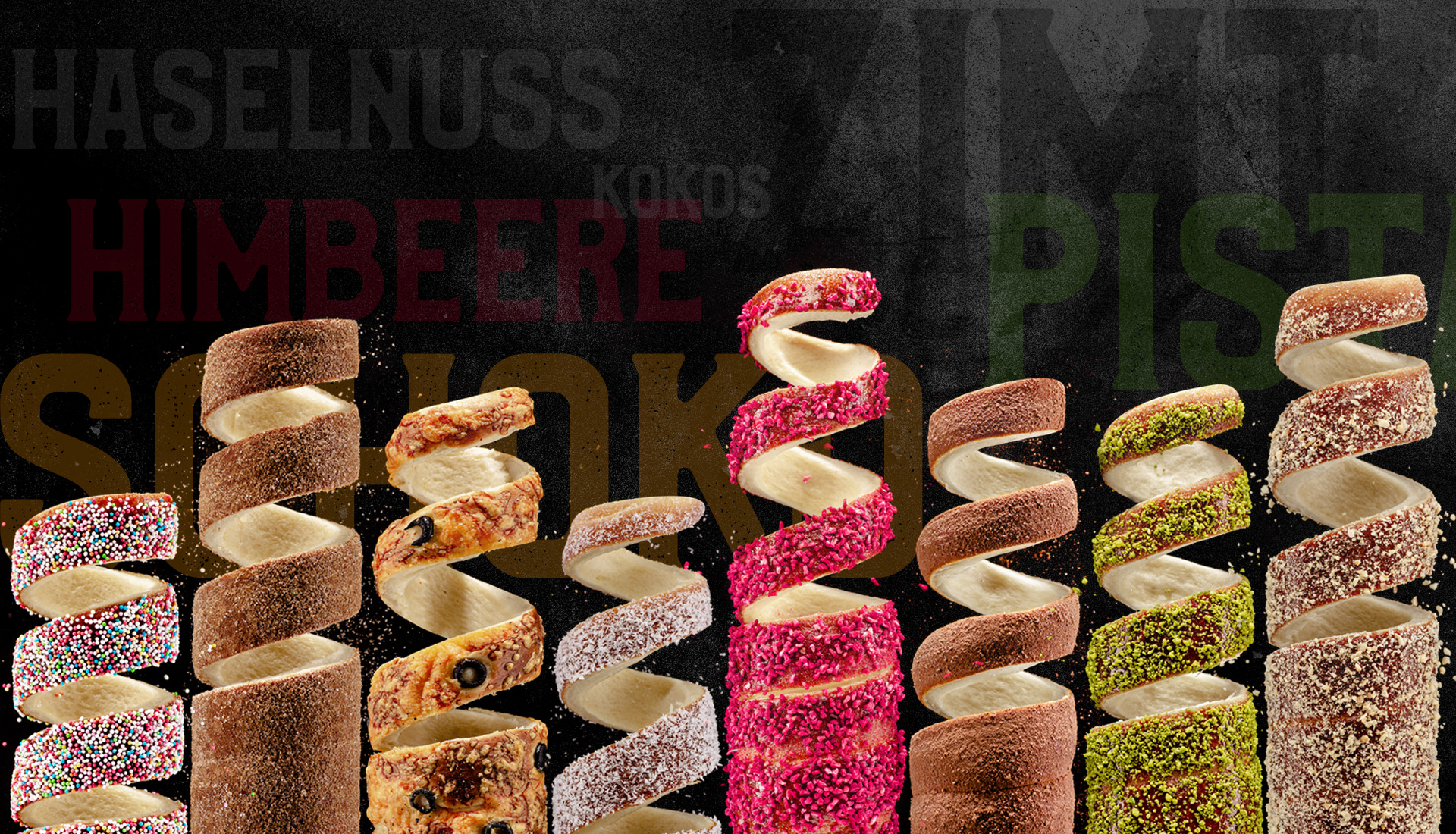 Baumstriezel Toppings